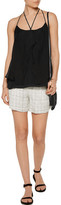 Thumbnail for your product : Haute Hippie Printed Silk-Organza Shorts