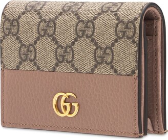 Gucci Gg Marmont Canvas & Leather Wallet