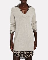 Thumbnail for your product : Brochu Walker Leopard Layered Looker Sweater Dress