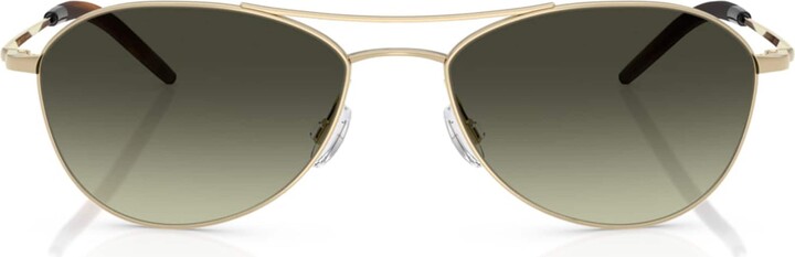 Oliver Peoples Aero Ii Aviator Sunglasses