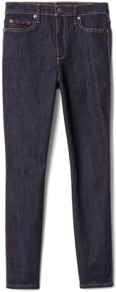 Gap AUTHENTIC 1969 true skinny contrast-stitch high rise jeans