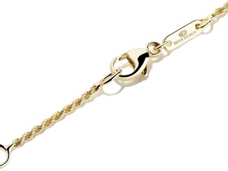 Boucheron 18kt yellow gold Serpent Bohème mother-of-pearl S motif teardrop pendant necklace