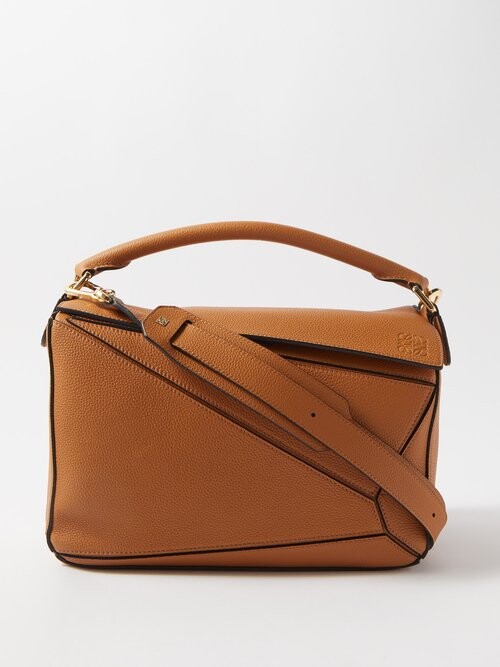 loewe puzzle bag tan medium