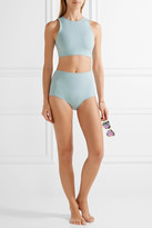 Thumbnail for your product : Rochelle Sara The Mc Bikini Top - Sky blue