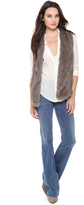 Thumbnail for your product : June Knit Fur Vest