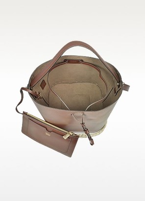 Furla Vittoria S Glace Drawstring Bucket Bag