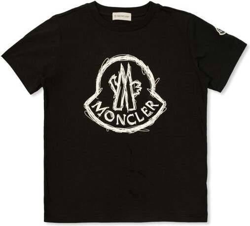 Moncler Enfant Scribble Logo T-Shirt