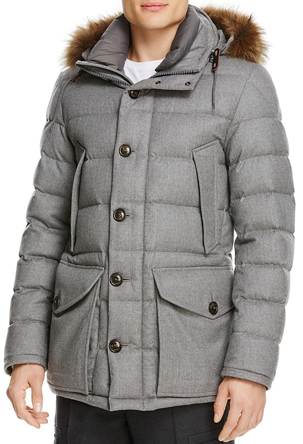 Moncler Rethel Wool Down Quilted Coat - ShopStyle