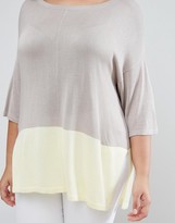 Thumbnail for your product : Junarose Color Blocked Knitted Sweater