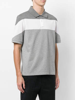 Moncler Moncler colour-block polo shirt