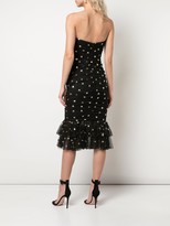 Thumbnail for your product : Marchesa Notte Polka Dot Fishtail Dress