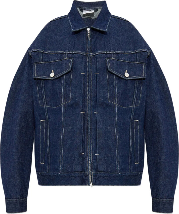 Vetements Zip-Front Flap-Pocket Jacket