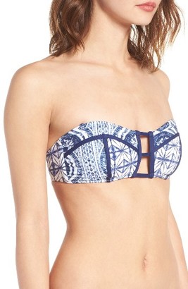 Roxy Women's Visual Touch Bandeau Bikini Top