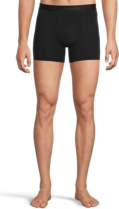 Icebreaker Merino 125 Cool-Litetm Anatomica Boxers Men's Underwear Black : XL, Elastane/Lyocell/Wool