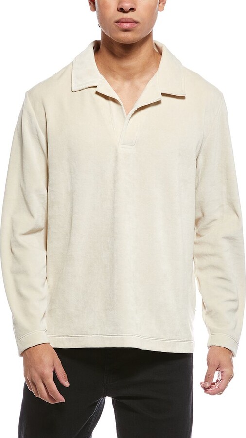 Todd Snyder Velour Polo Shirt