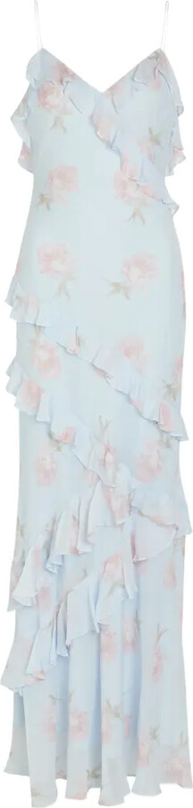 LoveShackFancy Rialto floral-pattern maxi dress