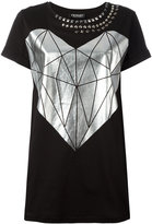 Thumbnail for your product : Twin-Set printed stud T-shirt - women - Cotton - L