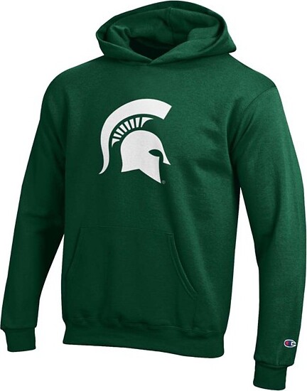 Michigan State Spartans Champion Kids Hoodie Small Green