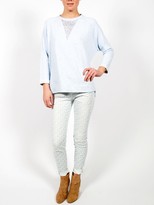 Thumbnail for your product : Band Of Outsiders High-Waisted Floral Print Skinny Jean