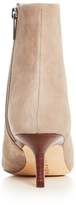 Thumbnail for your product : Halston Women's Faith Nubuck Leather Kitten Heel Booties