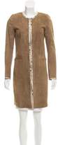 Thumbnail for your product : Gerard Darel Suede Knee-Length Coat