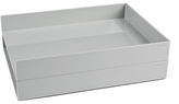 Thumbnail for your product : Poppin Light Gray Letter Trays, Set of 2