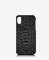Thumbnail for your product : GiGi New York iPhone X Hard-Shell Case, Black Embossed Python