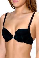 Thumbnail for your product : boohoo Mya Lace And Diamante Detail Underwired Bra