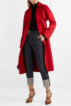 Michael Kors Collection - Wool Trench Coat - Red