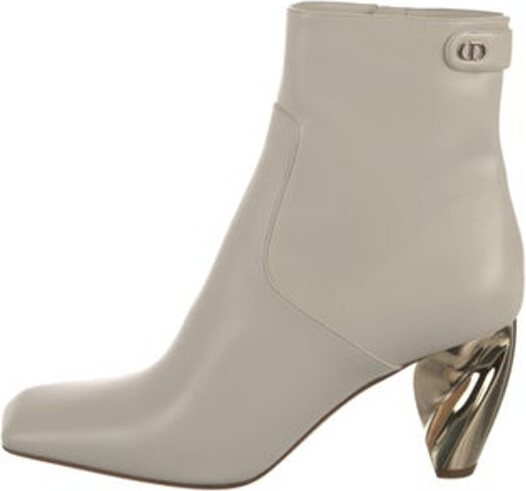 D-Trap Ankle Boot White  Womens Dior Boots ⋆ Rincondelamujer