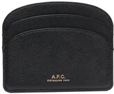 Thumbnail for your product : A.P.C. Demi-Lune leather cardholder