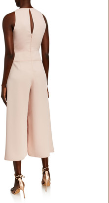 Joie Mairead Belted Draped Sleeveless Jumpsuit