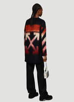 Thumbnail for your product : Off-White Off White Diagonal Intarsia-Knit Sweater in Black