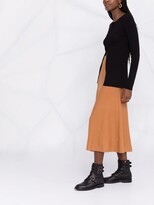 Thumbnail for your product : Pinko Ribbed-Knit High-Waist Skirt