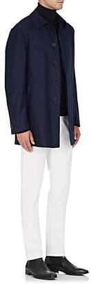 Brioni Men's Tanaro Herringbone-Weave Wool-Cashmere Coat