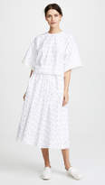 Thumbnail for your product : Adam Lippes Gathered Midi Skirt