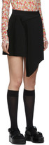 Thumbnail for your product : SHUSHU/TONG Black Pleat Miniskirt