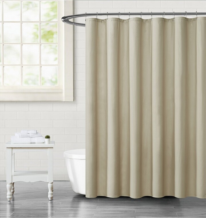 Truly Calm Embossed Fabric Shower Liner Set