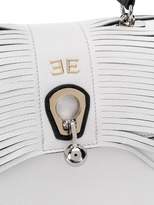 Thumbnail for your product : Ermanno Scervino fringed foldover tote bag