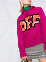Thumbnail for your product : Off-White Intarsia-Logo Hoodie