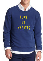 Thumbnail for your product : Gant Cotton "Luxe Et Veritas" Embroidered Sweatshirt