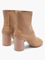 Thumbnail for your product : Maison Margiela Tabi Split-toe Leather Ankle Boots - Nude