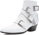 Thumbnail for your product : Barbara Bui Leather Buckle Booties