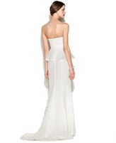 Thumbnail for your product : Adrianna Papell Strapless Tiered Peplum Gown