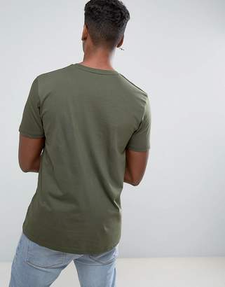 Alpha Industries Logo T-Shirt Regular Fit In Dark Green