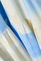 Thumbnail for your product : Diane von Furstenberg Heather Tiered Printed Stretch-cotton Poplin Midi Dress - Blue