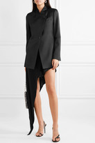 Thumbnail for your product : Alexander Wang Asymmetric Draped Satin Mini Skirt