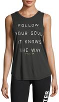 Thumbnail for your product : Spiritual Gangster Follow Your Soul Athletic Muscle Tank