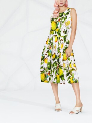 CAITLIN COVINGTON X PINK LILY The Capri Lemon Print Midi Dress – Pink Lily  | Lemon print dress, Lemon dress, Rust dress