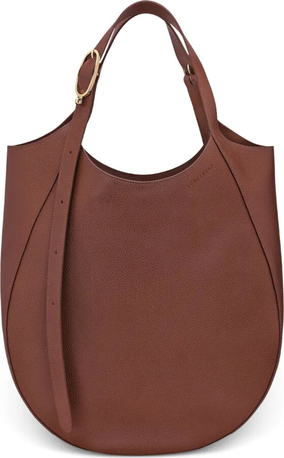 Longchamp Le Foulonné XL grained-leather tote bag